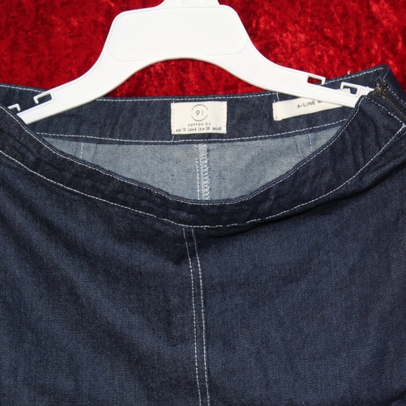 (Cotton On)Denim A-Line Mini Skirt (I Take Offers) - Picture 8 of 8